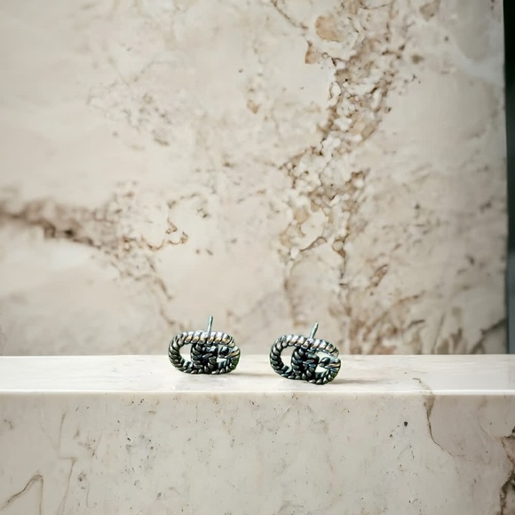 Gucci GG Marmont Sterling Silver Earrings - Picture 2 of 10